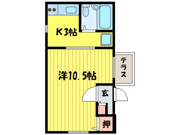 ヨークハウスの物件間取画像